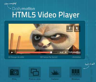 Dailymotion HTML5 demo